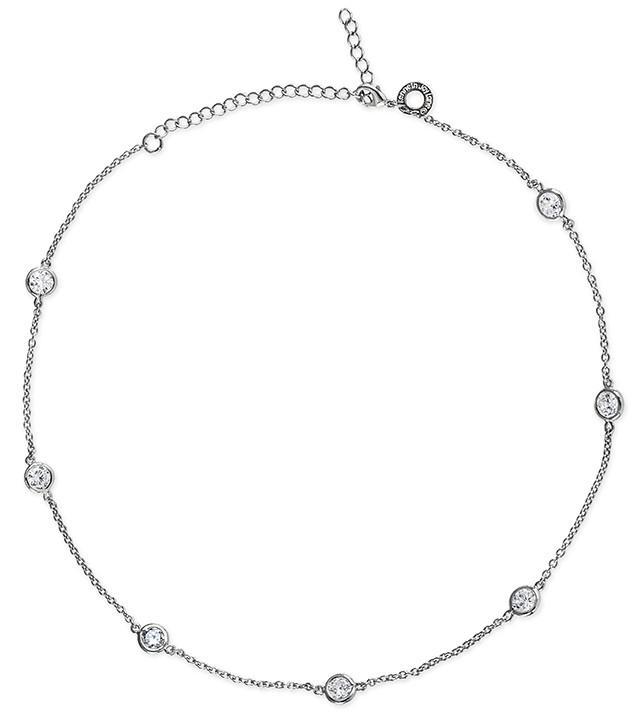 Cz By Kenneth Jay Lane - 16 Station Necklace 8108058312