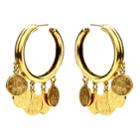 Ben-amun - Moroccan Coin Dangling Coin Earrings