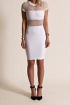 Donna Mizani - Banded Fitted Mini In White