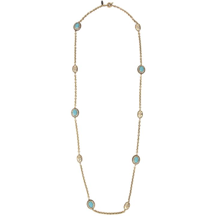 Elizabeth Cole Jewelry - Rory Necklace Turquoise