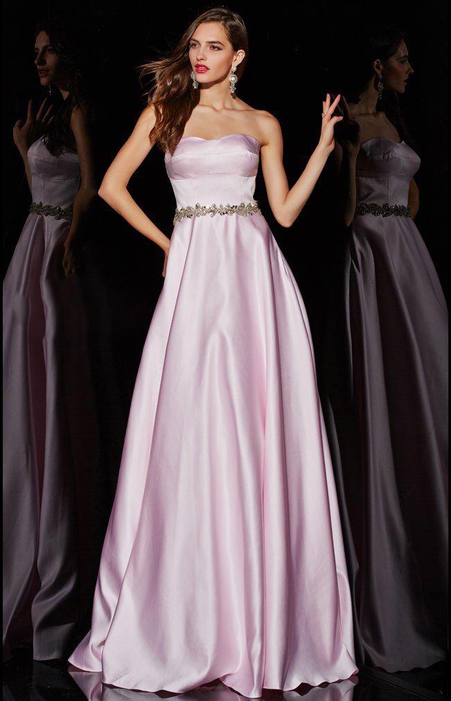 Angela And Alison - 51033 Strapless Ornate Empire A-line Gown