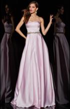 Angela And Alison - 51033 Strapless Ornate Empire A-line Gown