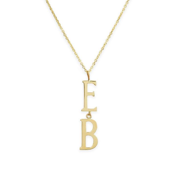 Elizabeth Buenaventura - Double Initial Necklace