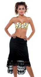Nicolita Swimwear - Salsa Crochet Skirt Cover Up Black