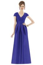 Alfred Sung - D657 Bridesmaid Dress In Electric Blue