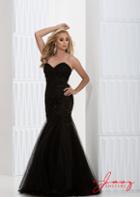 Jasz Couture - 5654 Dress In Black