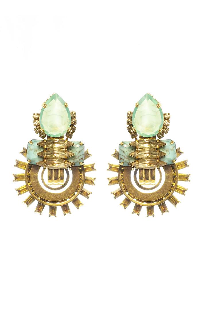 Elizabeth Cole Jewelry - Whelan Earring Jonquil Turquoise