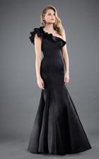 Rachel Allan Couture - 8283 Ruffled One Shoulder Mermaid Dress