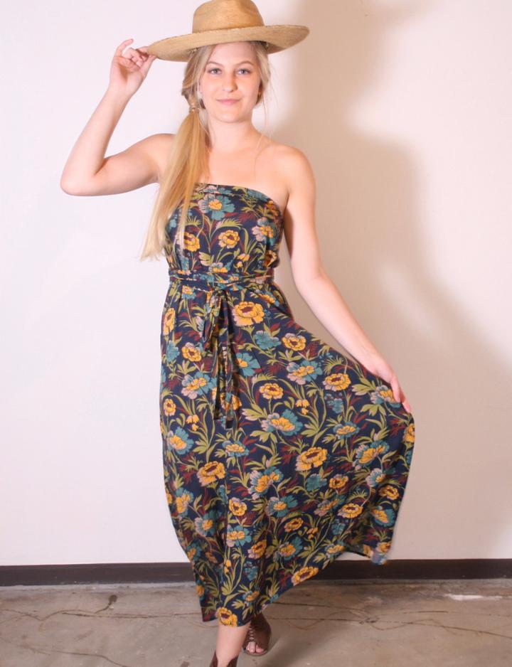 Tysa - Tie Up Tube Dress In Edie