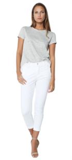 J Brand - Josie Tapered Leg Trouser White