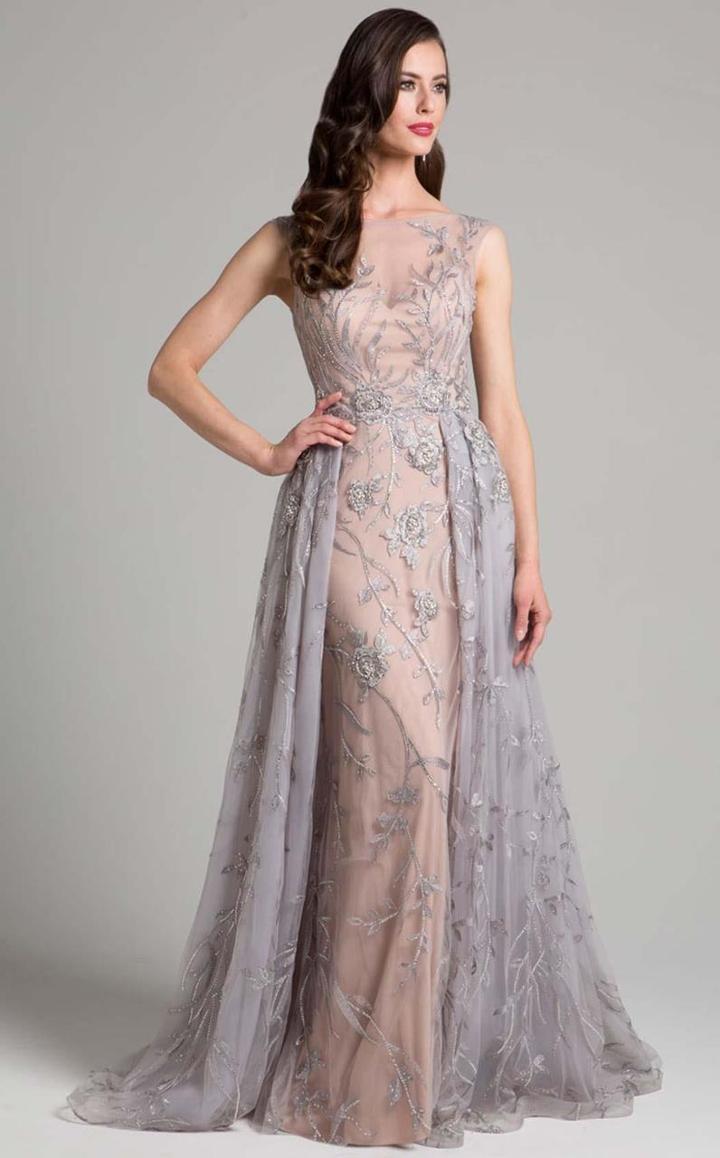 Lara Dresses - 33273 Illusion Bateau A-line Dress