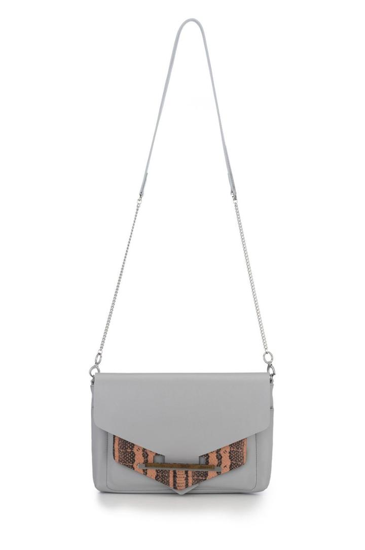 August Handbags - The San Remo In Papaya Snake