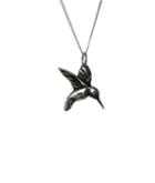 Femme Metale Jewelry - Hummingbird Charm Necklace