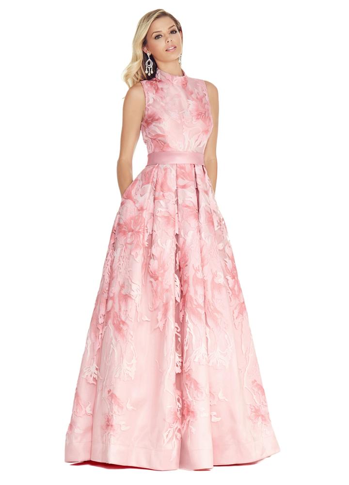 Ashley Lauren - 1283 A-line Brocade Evening Dress