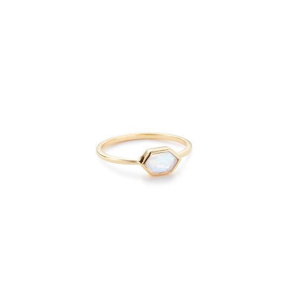 Margaret Elizabeth - Hex Ring Moonstone
