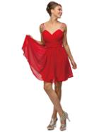 Dancing Queen - Finely Tucked Sweetheart Corset Dress 9472