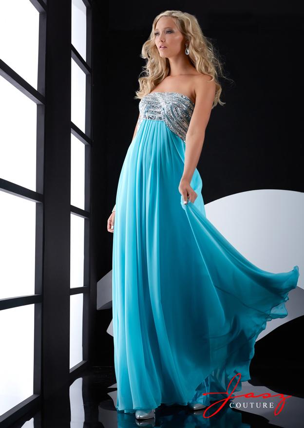 Jasz Couture - 5018 Dress In Aqua