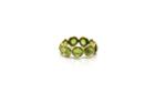 Tresor Collection - Peridot Round Stackable Ring Bands In 18k Yellow Gold 6336570692