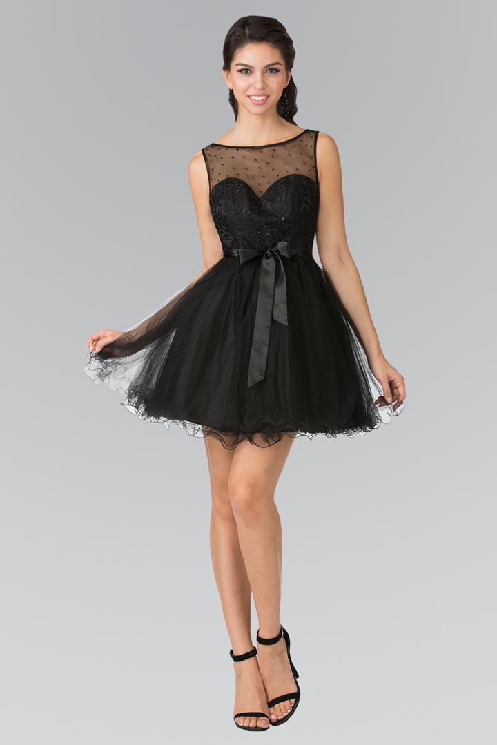 Elizabeth K - Illusion Sweetheart Tulle Dress Gs1459