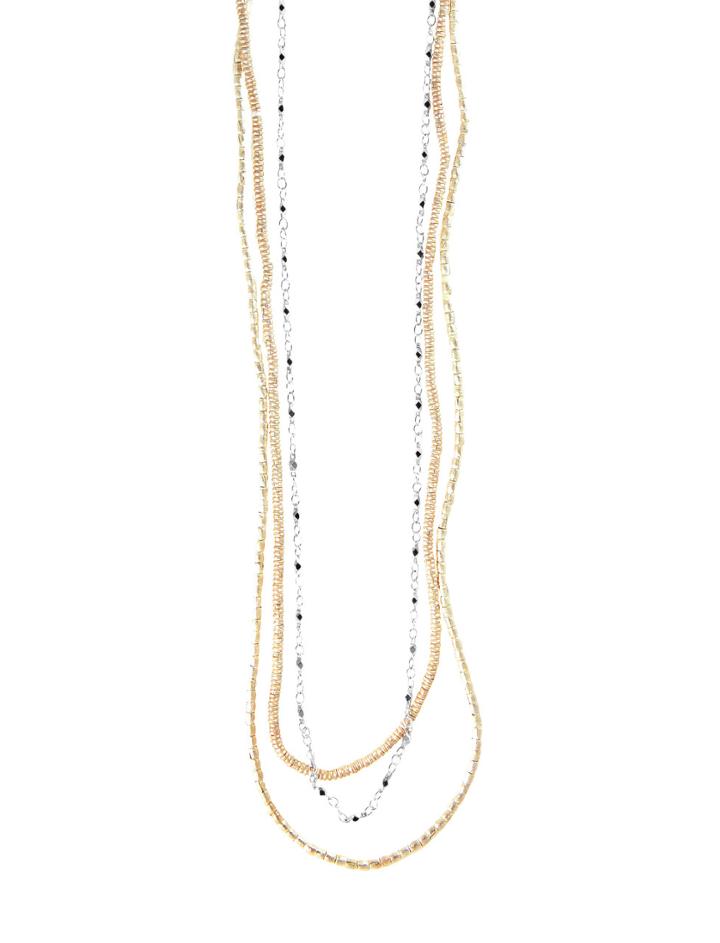 Heather Gardner - Triple Layer Petite Crystal Ethiopian Necklace