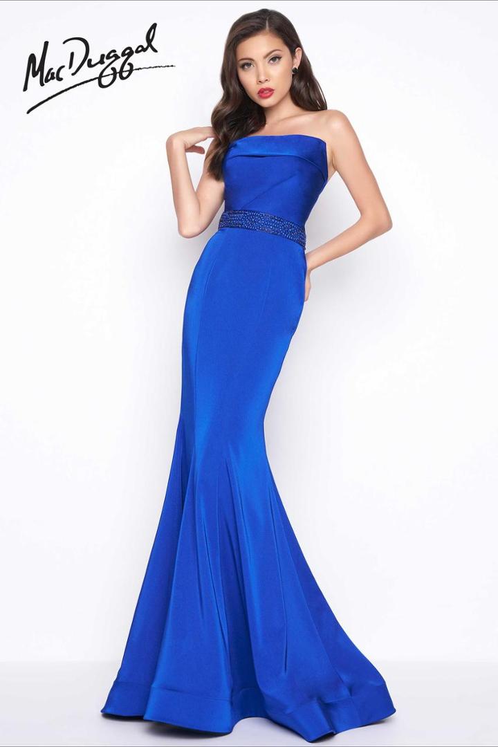 Mac Duggal - Black White Red Style 85602r