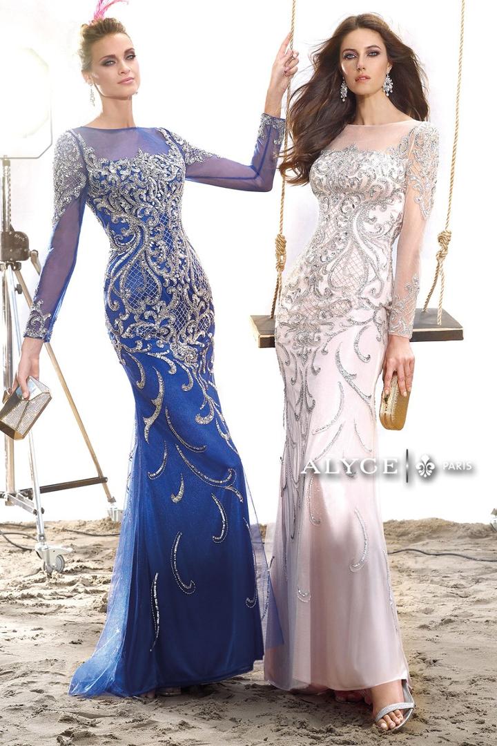 Alyce Paris Claudine - 2439 Dress In Royal Silver