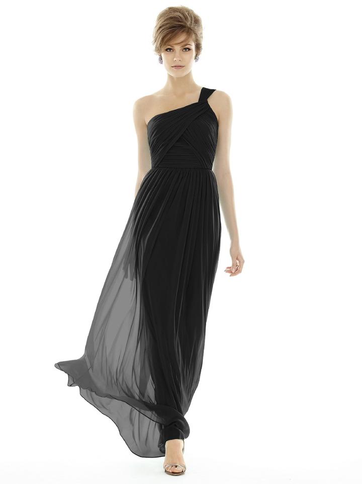 Alfred Sung - D691 Bridesmaid Dress In Black