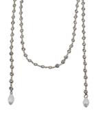 Cz By Kenneth Jay Lane - Diamond By The Inch Lariat
