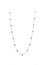 Tresor Collection - Emerald Rounds Necklace In 18k Yellow Gold