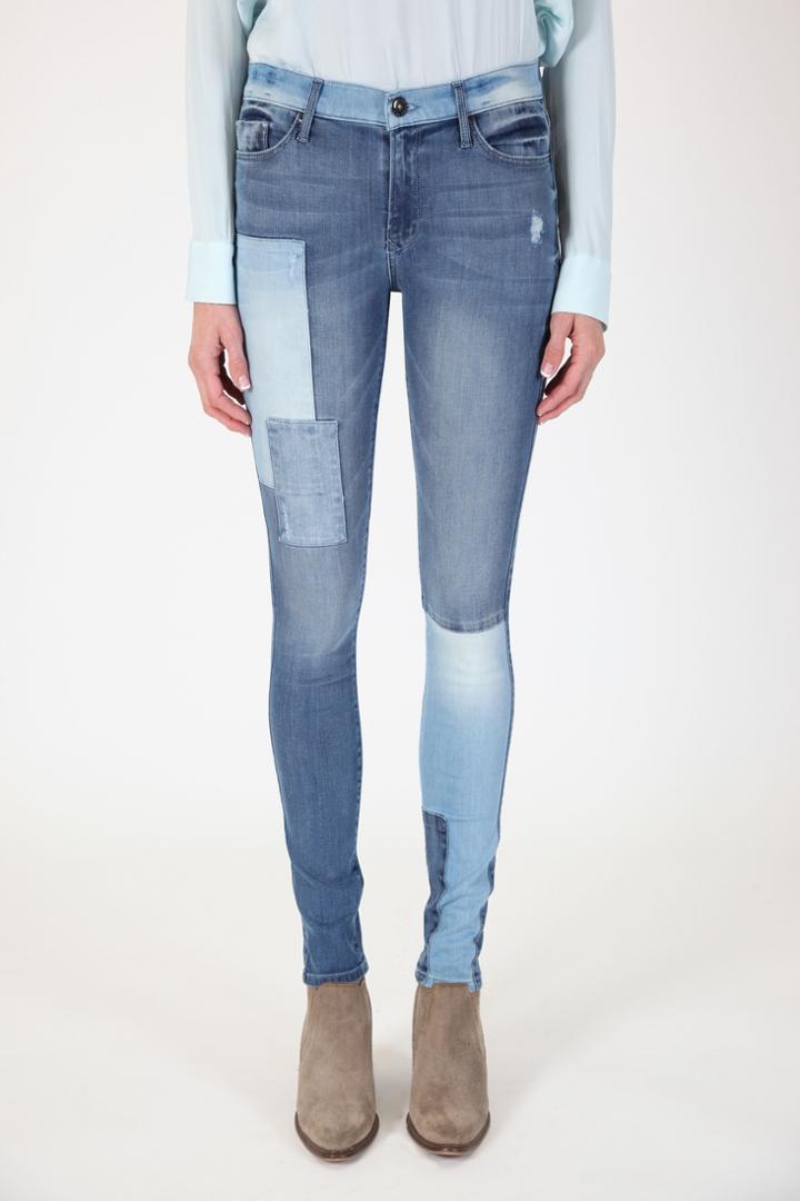 Black Orchid Denim - Noah Mid Rise Super Skinny Groovy Baby