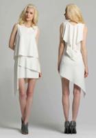 Chris Gramer - Mckenzie Dress In Winter White