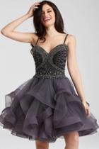 Jovani - 54414 Embellished Sweetheart A-line Dress