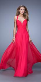 La Femme - 20995 Plunging Sweetheart Layered Gown