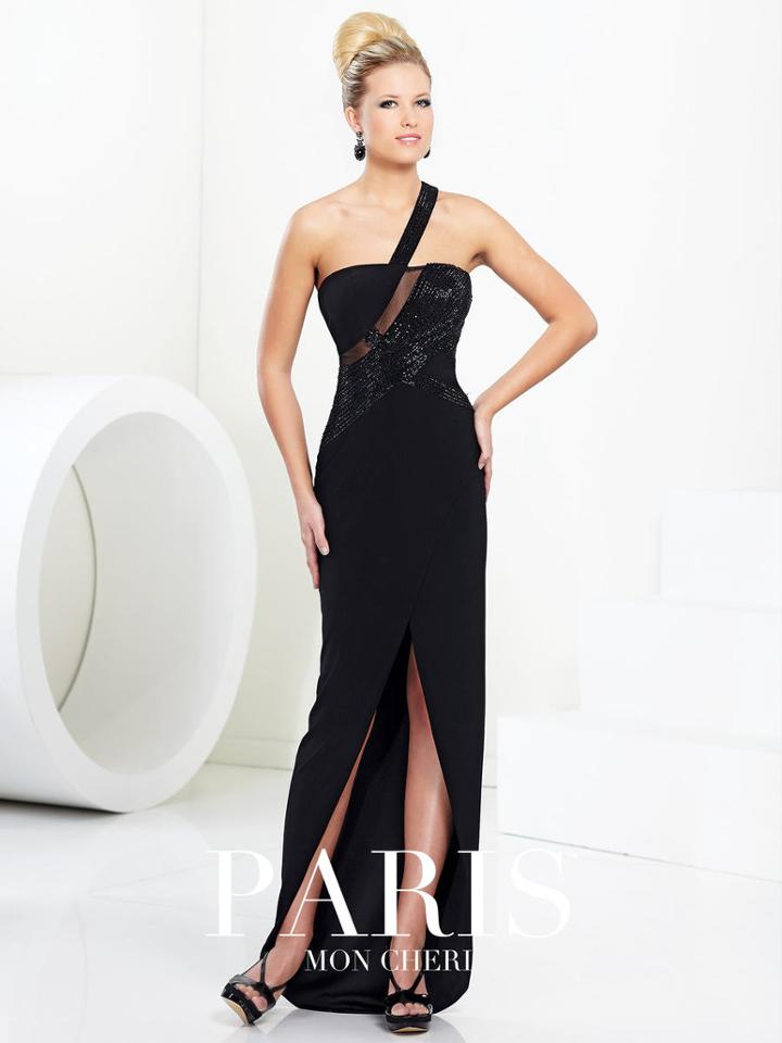 Paris Prom By Mon Cheri - 116718 Long Dress In Black