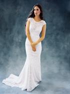 Wilderly Bride By Allure Bridals - F111 Scalloped Lace Bridal Dress