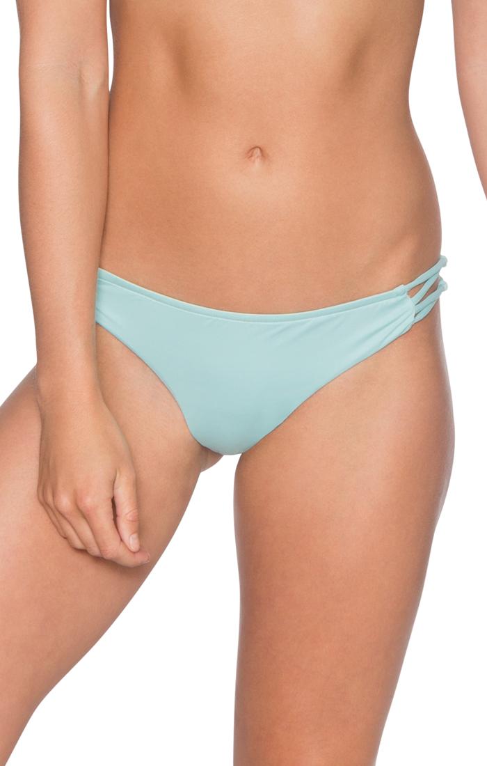 B Swim - Palm Pucker Pant Bikini Bottom L18dabl