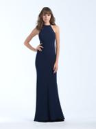 Madison James - 18-677 Sleeveless Halter Sheath Dress