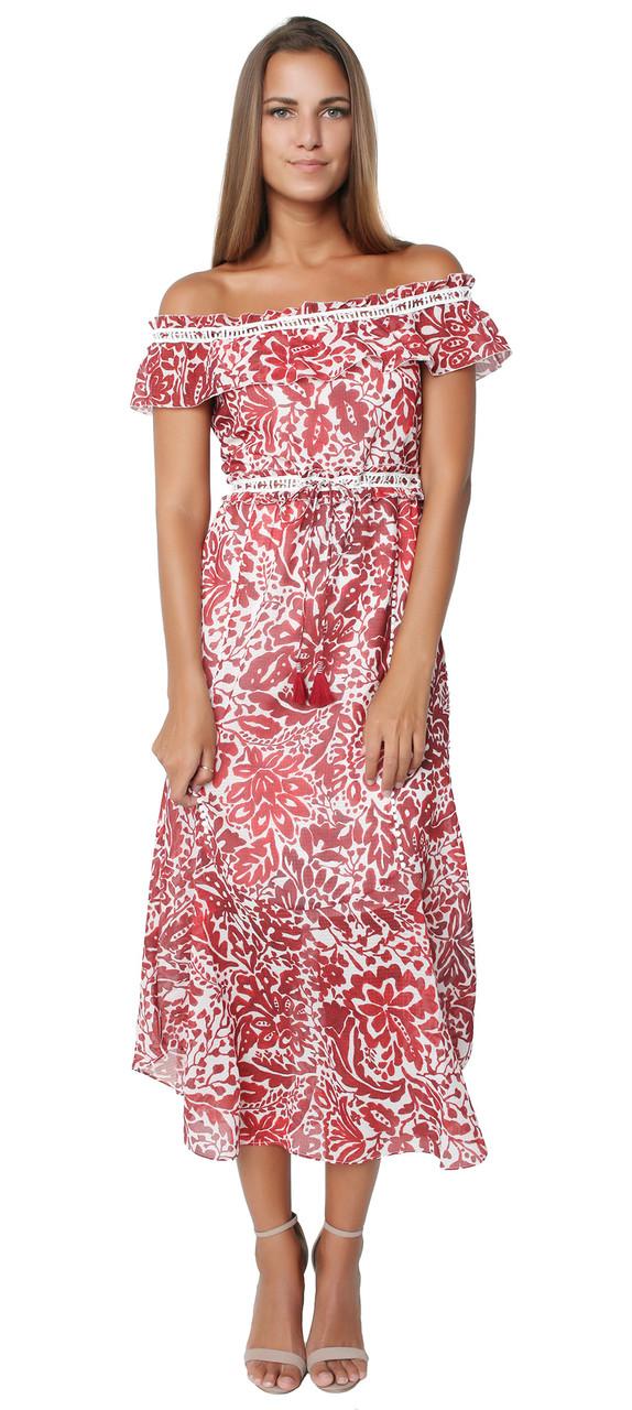 Saylor - Juliette Dress Red