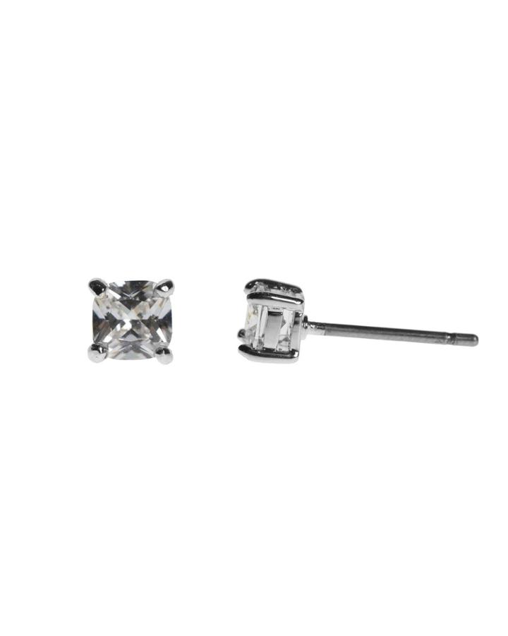 Cz By Kenneth Jay Lane - 1 Cttw Cushion Cz Studs