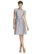 Alfred Sung - D570 Bridesmaid Dress In French Gray