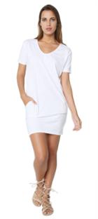 Sundry - T Dress White