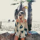 Winston White - Penelope Romper Sky Flower