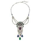 Ben-amun - Velvet Glamour Ornate Crystal Necklace