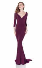 Terani Couture - Glossy Embellished Evening Gown 1623m1872