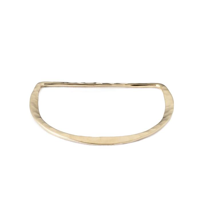 Margaret Elizabeth - Hammered Half Moon