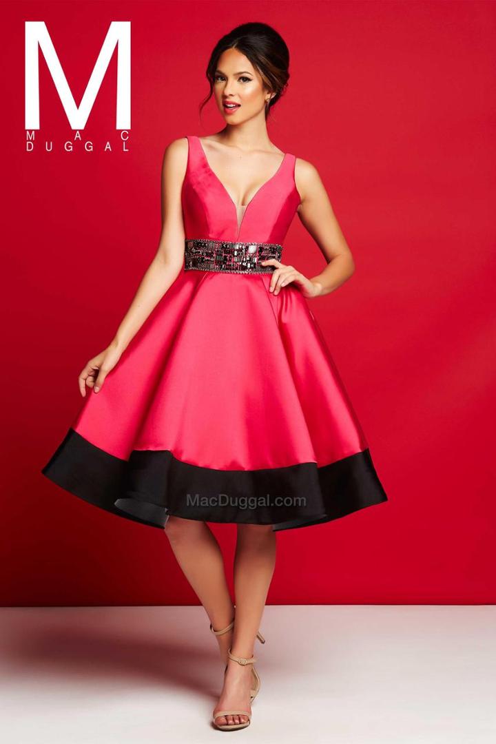 Mac Duggal - 11000 C Lipstick / Black
