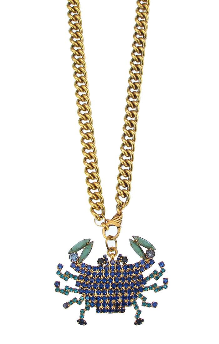 Elizabeth Cole Jewelry - Crab Necklace
