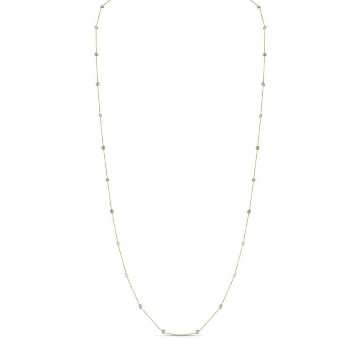 Tresor Collection - Emerald Round Necklace In 18k Yellow Gold