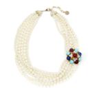 Ben-amun - Byzantine Pearl Necklace With Brooch