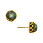 Heather Hawkins - Sleeping Beauty Dome Gemstone Stud Earrings